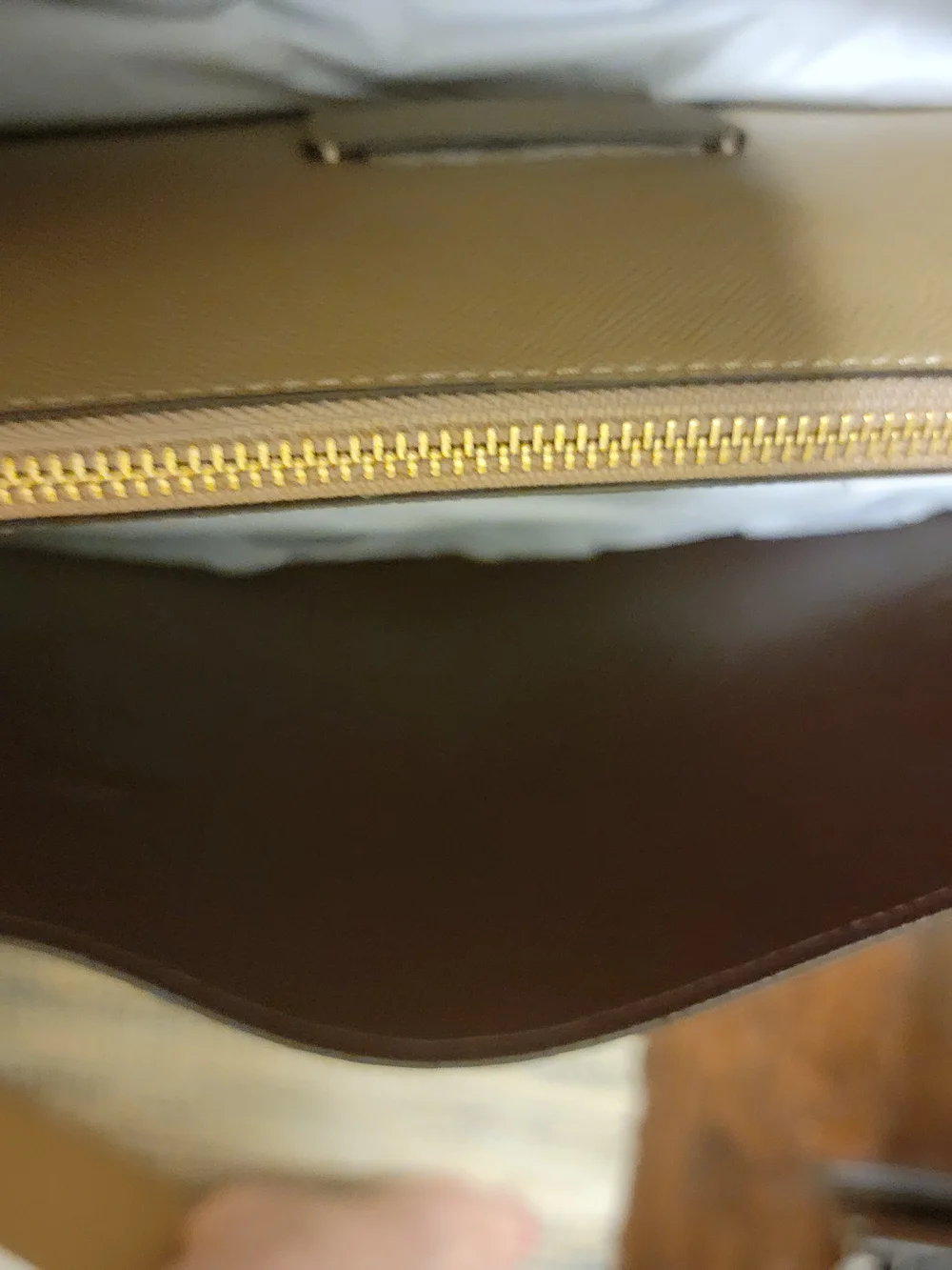 COACH Pebble Leather Women’s Wallet Clutch in Beige With Matching Bag NWT
